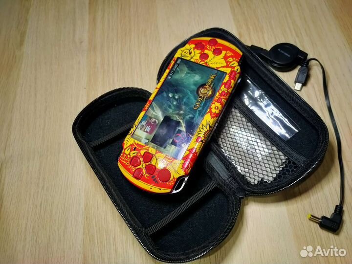 Sony PSP 3008 Red 128GB Реальные игры/Подарок