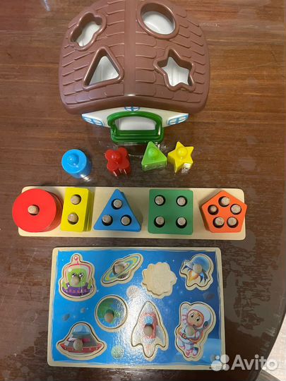 Развивающие деревянные игрушки