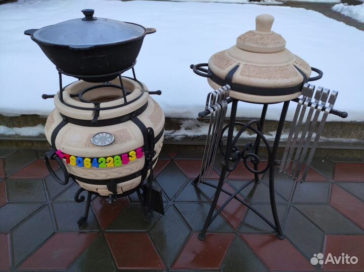 Подставка под крышку тандыра