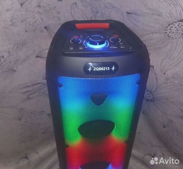 Колонка ZQS6213 с караоке микрофоном