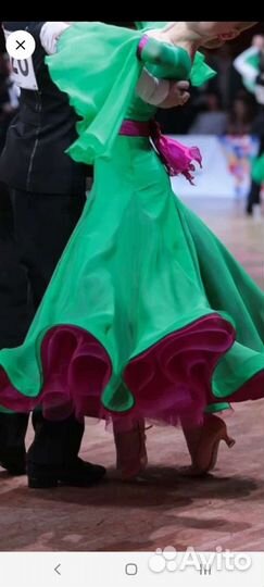 Платье для бальных танцев стандарт ю1