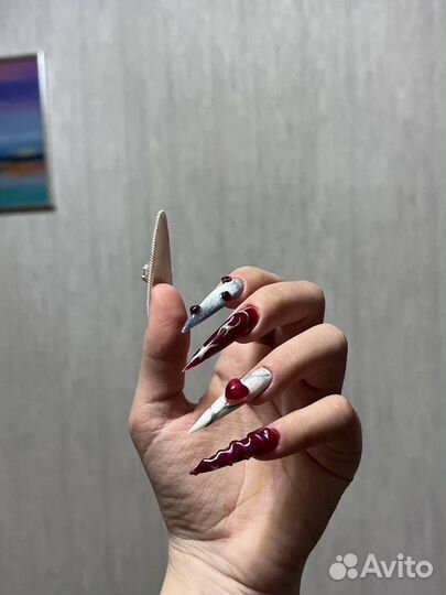 Маникюр/наращивание ногтей/ модель на маникюр