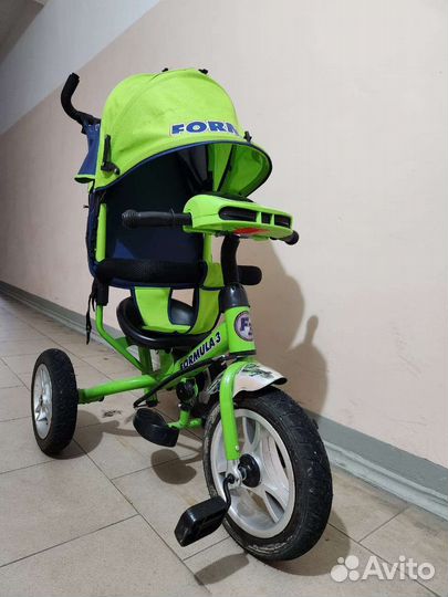 Детский велосипед с родительской ручкой