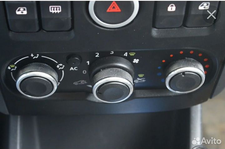 Ручки блока отопителя Лада Ларгус