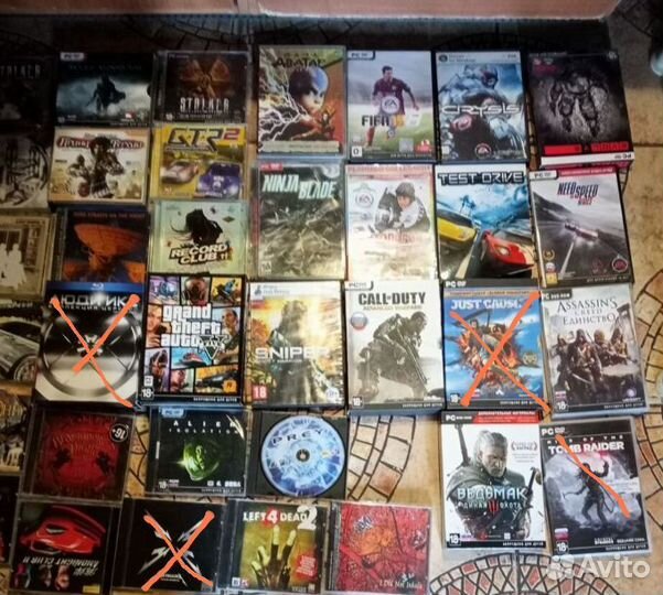 Игры для пк на DVD и CD. Указана min цена