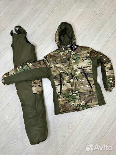 Костюм зимний горка мультикам-олива