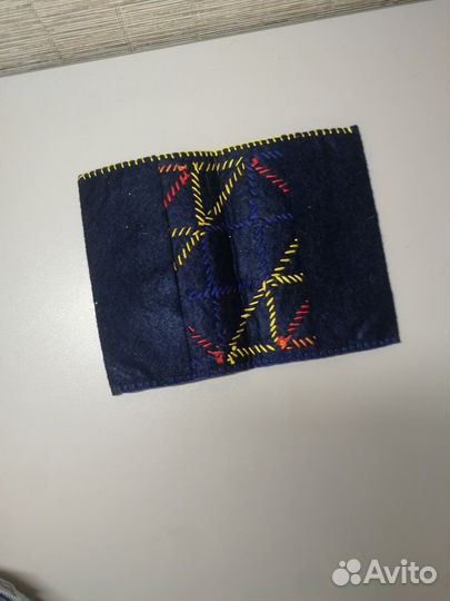 Обложка на паспорт, ручная работа