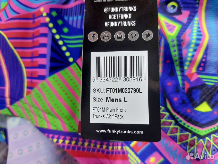 Funky trunks Мужские трусы и плавки