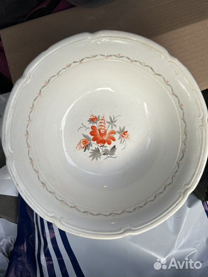 Тарелка салатник глубокая Зик 50-е