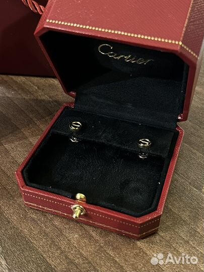 Серьги Cartier Love