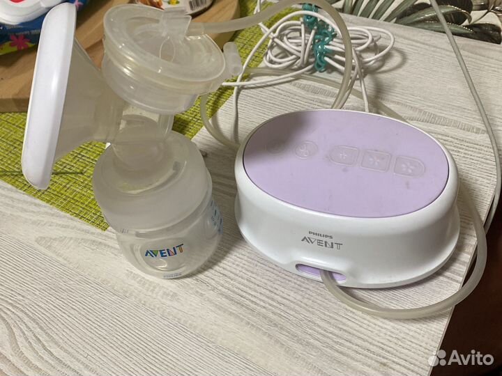 Молокоотсос avent электрический