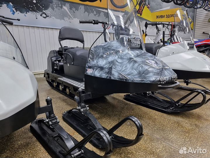 Миниснегоход бурлак егерь centro-L 15 Л.С. С эл.за