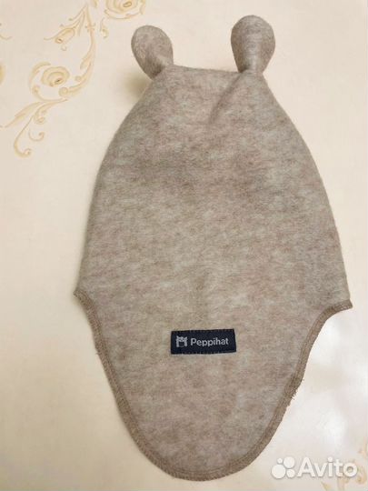 Шапка-шлем Peppihat Hippo beige