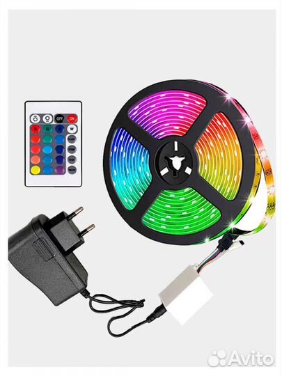 Светодиодная лента rgb 5 метров
