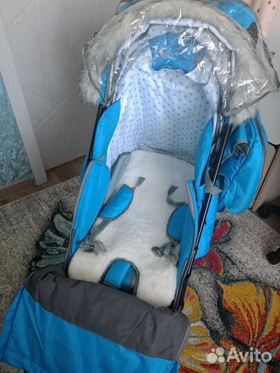 Санки коляска ника