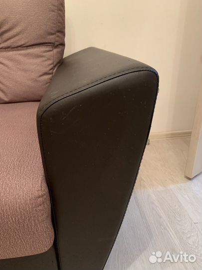 Диван рогожка коричневый