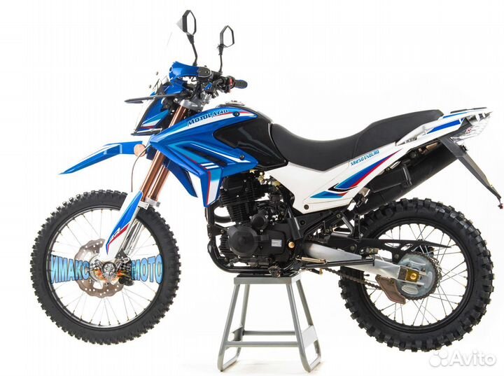 Мотоцикл Кросс Motoland XR250 Enduro 172FMM синий