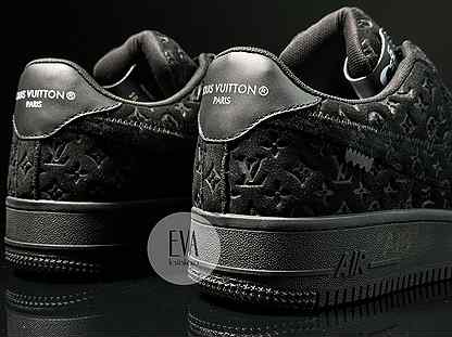 Кроссовки Nike Air Force 1 Low Louis Vuitton Black