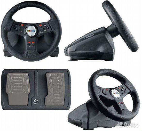 Руль + пидали для пк logitech