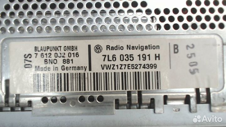 Магнитола Volkswagen Touareg, 2005