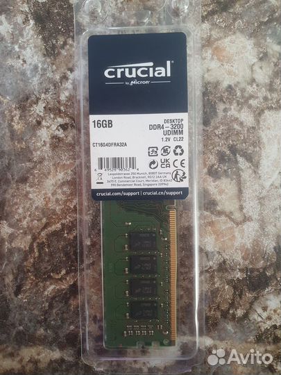 Плашки озу 16GB DDR4-3200