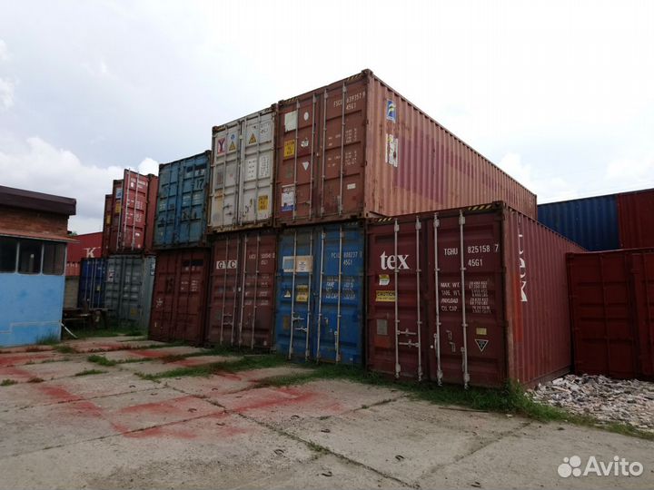 Морские контейнеры 40ф б\у с доставкой