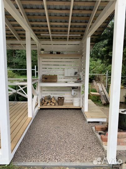 Дома, беседки, бани. Частники