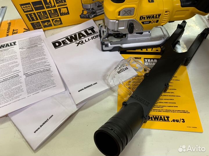 Аккумуляторны лобзик dewalt DCS334NT (18В) Европа