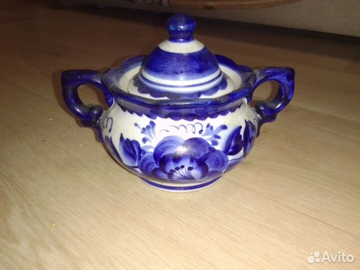 Сахарница Гжель