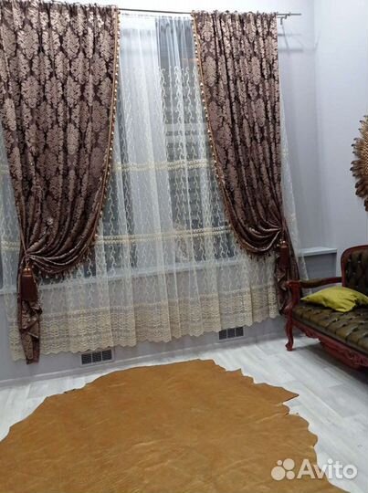 Шторы плотные блек аут,тюль итальянская