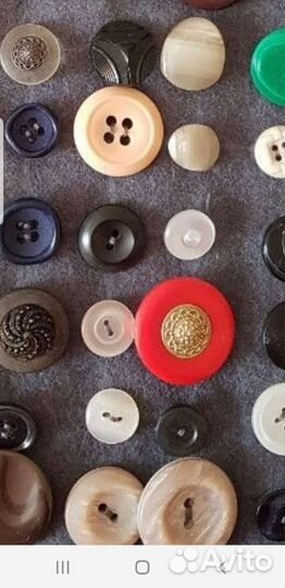 Пуговицы новые, образцы, количество по запросу