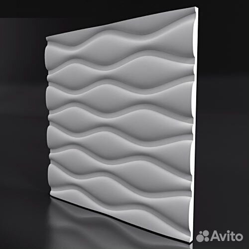 Гипсовая 3D панель Blob