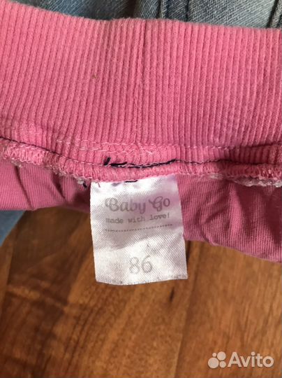 Джинсы для девочки 86