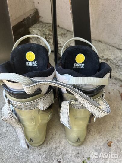 Горные лыжи с ботинками три комплекта