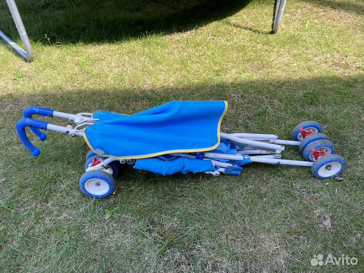 Детская прогулочная легкая коляска трость