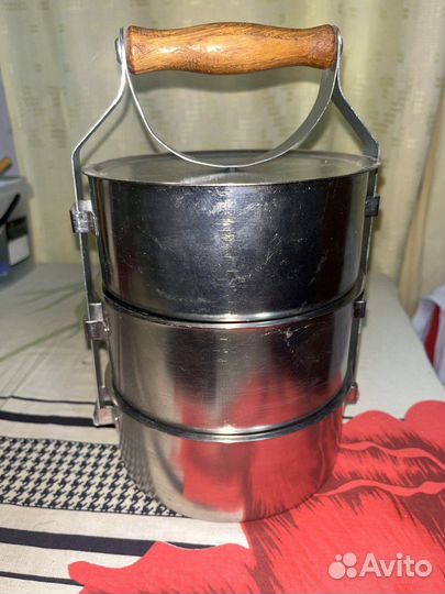 Судок тройной из нержавеющей стали