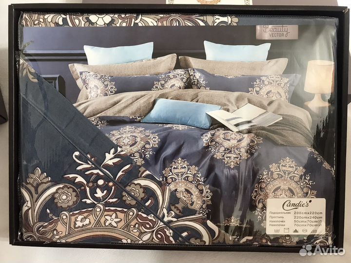 Белье постельное Евро в коробке