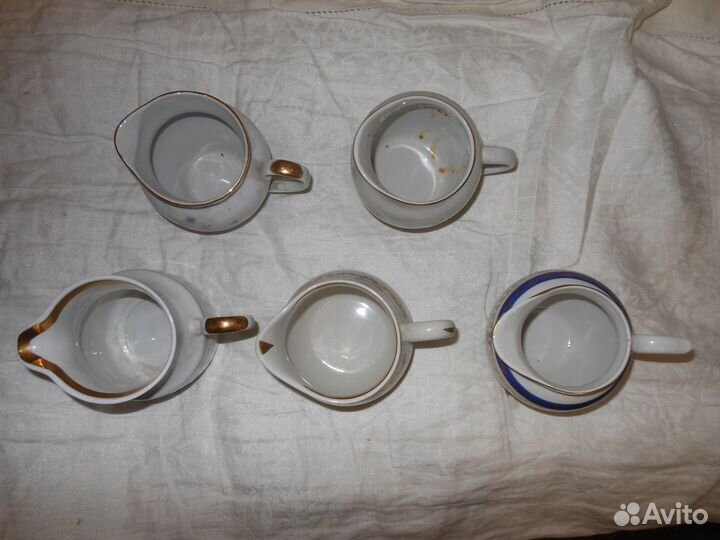 Молочники фарфор СССР