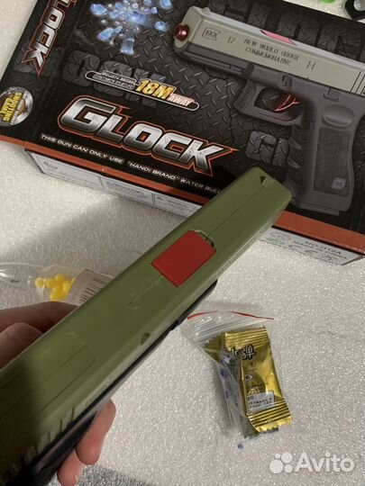 Пистолет Glock, мощный игрушечный пистолет глок