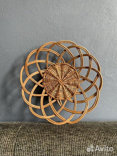 Плетеные корзины и тарелки для свадьбы