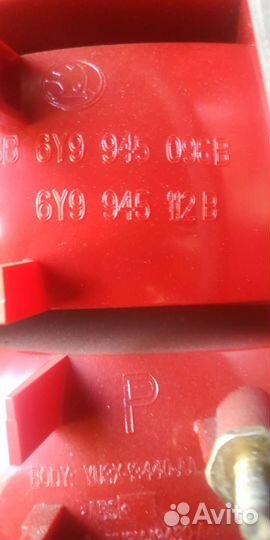 Задние фонари skoda fabia mk1