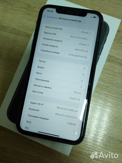 Смартфон Apple iPhone 11 128 гб арт3303226444
