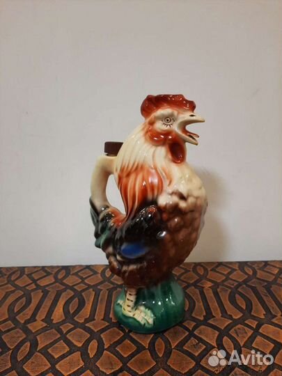 Штоф графин петух Кировский завод СССР