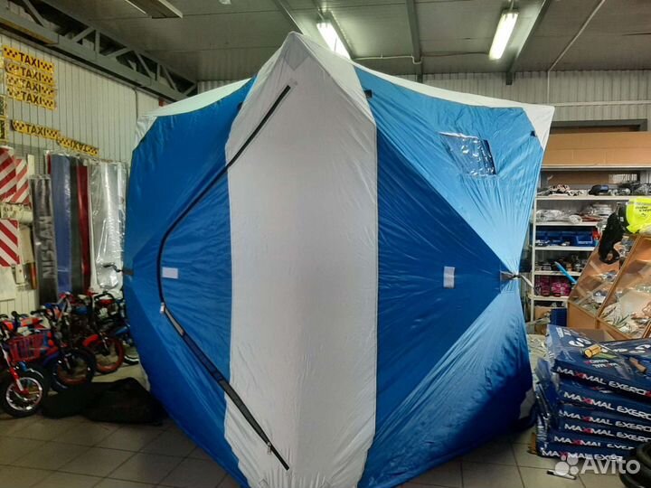 Палатка раскладная для рыбалки 2м на 2м высота 2,2