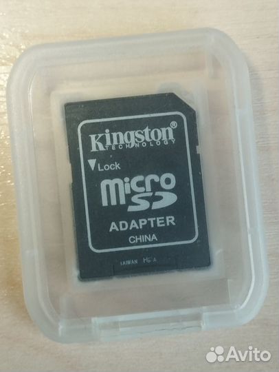Карта памяти Kingston 32GB microSD + SD Адаптер