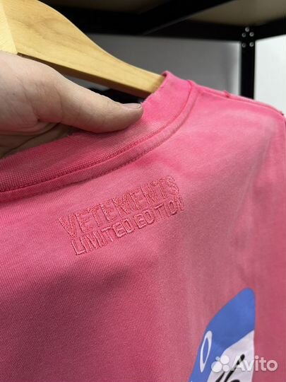 Футболка vetements оверсайз унисекс (хит 2024)