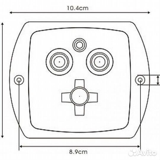 Пульт врезной ду прожектора проводной