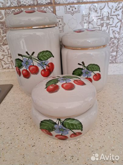 Набор банок для сыпучих продуктов СССР