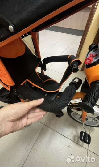 Велосипед коляска с музыкой