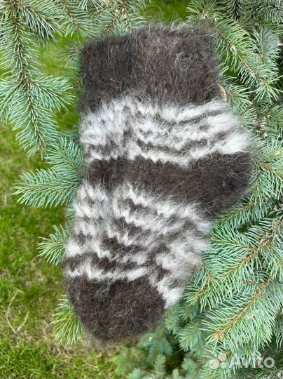 Носки из собачьей шерсти Вязаные шерстяные носки